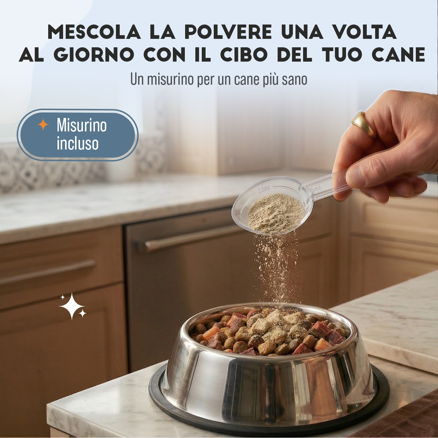 Igiene Orale Cane in Polvere — Per il Fisiologico Benessere del Cavo Orale, 150g